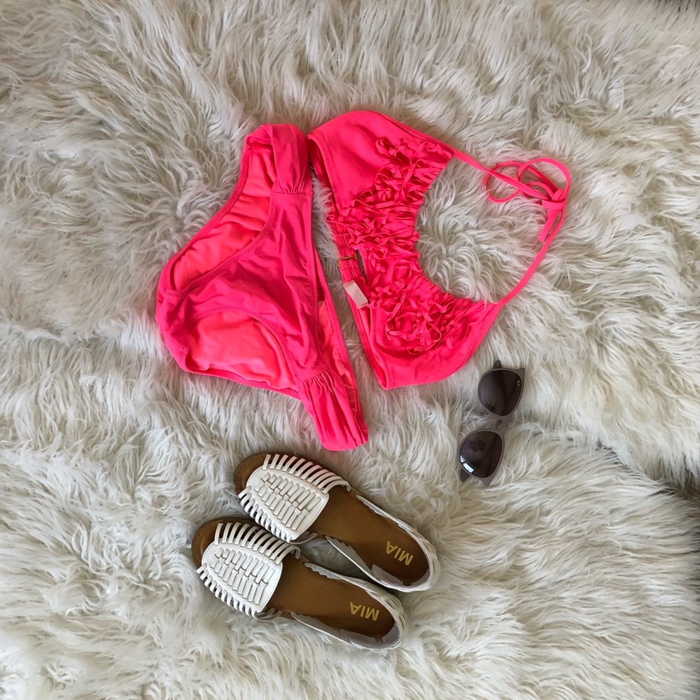 Pink Victoria secret bikini Small
